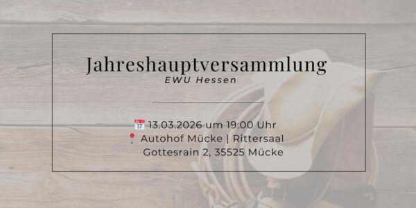 Einladung zur Jahreshauptversammlung 2026